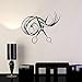 Produktbild guijiumai Schere Wandtattoos Haar Beauty Salon Wandaufkleber Für Friseur Barbershop Stylist Aufkleber Abnehmbare Kunstwand grau 42x50 cm
