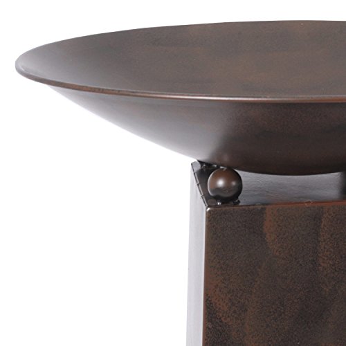 Feuersäule Garten 2er-Set OUTLIV. Tracy Gartendeko Metall rostbraun - 4