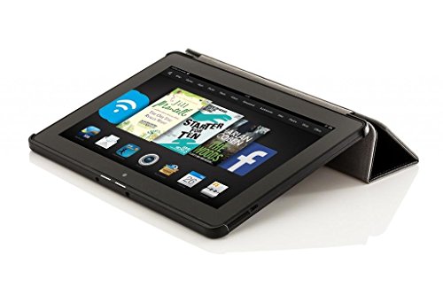 Forefront Cases® Neue Leder Hülle / Tasche / Case / Cover für Amazon Fire HDX 8.9 Tablet (November 2014) – Rundum-Geräteschutz und intelligente Auto-Sleep-Wake-Funktion mit 3-JAHRES-GARANTIE VON Forefront CASES – inkl. Eingabestift und Displayschutz - 5