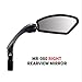 Produktbild PENVEAT Road Bike Spiegel MTB Road Bike Rückspiegel Lenker Rückseite Eye Blind Spot Spiegel Flexible Sicherheit Rückfahrkamera Bike Spiegel, rechts