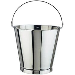 Seau en inox 18/10 litres 12