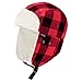 Produktbild JACK WOLFSKIN Mütze STORMLOCK TIMBERWOLF SHAPKA, ruby red check, L, 1906131-7989004