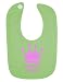 Personalised Princess Name Pink Crown Customise With Name Cute Unique Velcro Fastening Baby Bib