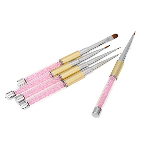 Anself Nail Art Pen Design Set Painting Dotting Brush Kit Tool 5PCS