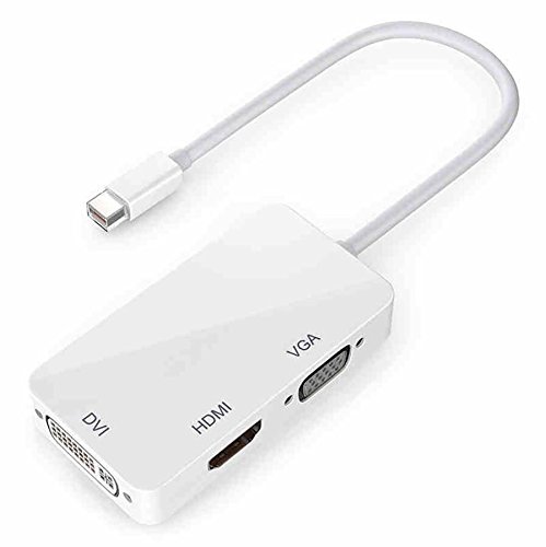 MYTK Mini Display-Port Adapter (Mini-DP auf HDMI/DVI/VGA)