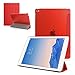 Price comparison product image iPad Air 2 Case - FusionTech® Slim Fit Folio Case Cover with Auto Wake / Sleep for Apple iPad Air 2 [Release 2014] Tablet, Comes with Fiber Nib Stylus Pen (iPad Air 2, Red)