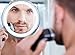 Sanheshun Makeup Mirror 5X Magnifying Lighted Compact Mirror with Suction Base , Round