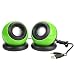 Cables Kart™ USB Mini Speaker Laptop/Desktop Green RS.315.00