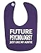 Price comparison product image Future Psychologist Just Like My Auntie Cute Newborn Toddler Baby Bib (Purple)
