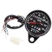 Produktbild MagiDeal Motorrad Tacho Tachometer Tachoanzeige LED Nachtlicht Tachoanzeige für Fernlicht, Leerlauf, Motoröl und Blinke