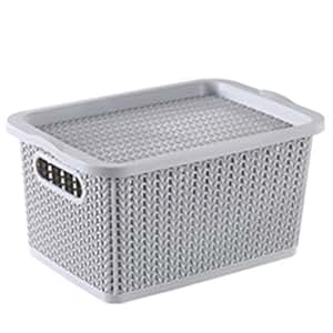 Aufbewahrungskiste, Teckpeak Wäsche Korb Allzweckkorb Plastik Korb