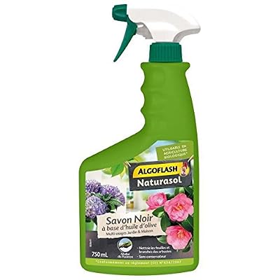 ALGOFLASH NATURASOL BIOSAPRET750A Savon Noir - Prêt à l'Emploi 750 ml, Vert, 12 x 7 x 26 cm