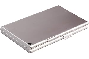 ‎DURABLE Durable Visitenkartenspender (Business Card Box Duo, mit Trennfach) 1 Stück, silber, 243323
