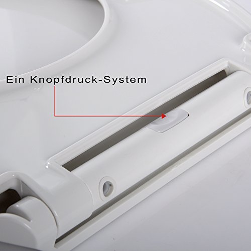 WOLTU WS2585 Premium WC Sitz mit Absenkautomatik, Kunststoff, Fast Fix, Softclose, Antibakteriell, Neu&Ovp, Weiß - 5