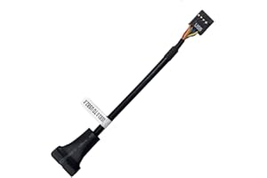 ISTARCOMPUTER Cable Interne USB 3.0 vers USB 2.0 (Femelle 9 Pin Vers Mâle)