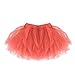 Produktbild DELLIN Cute Baby Mädchen Kinder Hohe Qualität Plissee Tutu Ballett Röcke Fancy Party Rock (Wassermelonenrot)