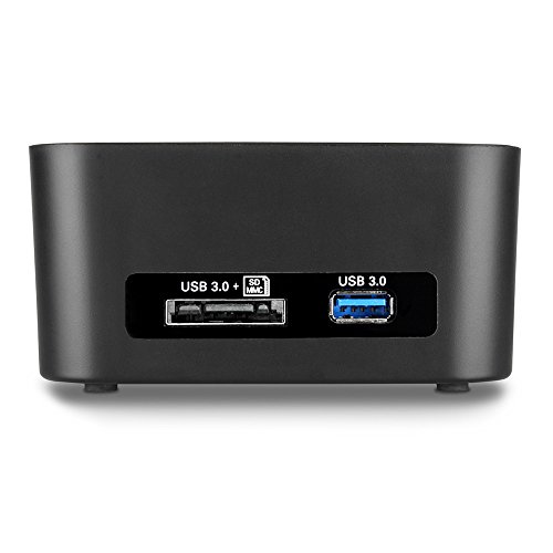 Sharkoon QuickPort XT HC – HDD Dockingstation (für SATA Festplatte, Kartenleser, USB Hub, USB 3.0) schwarz - 2