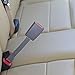 2 x Rigid 20cm Seatbelt Extension - Type A (21mm wide metal tongue) - Stands Upright!