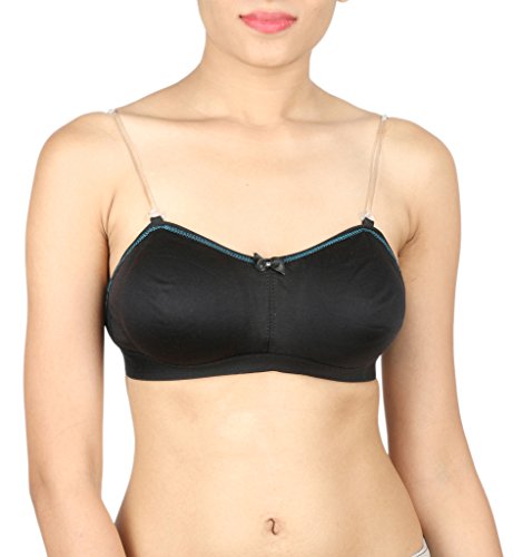 Tanishqa Daisy DEE Celeb Women's College Super Teens Style Bra (Celeb_11_Black_38B)