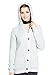 Produktbild Damen Brave Soul Trockner Strickjacke Mit Kapuze Neu Designer Geknöpft Pulli - Crystal Grau /weiß Twist, 44