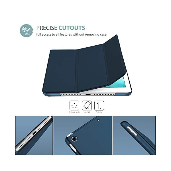 ProCase Funda Inteligente para iPad Mini 2019, Carcasa Folio Ligera y Delgada con Smart Cover/Reverso Translúcido… - Image 4