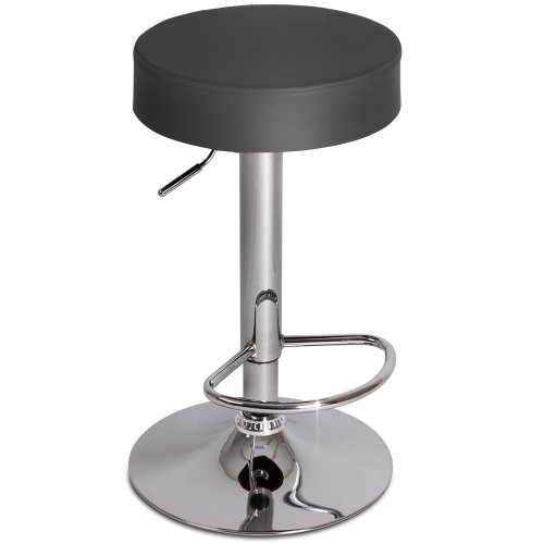 Miadomodo Swivel Bar Stool Round Height Adjustable Chair Kitchen Dining Home Furniture (Choice of Colour/Quantity)