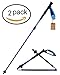 Produktbild 2 Paar Antishock Wanderstöcke, Outgeek Trekking Stöcke/Walking-Stöcke mit EVA Foam Handle(Blue)