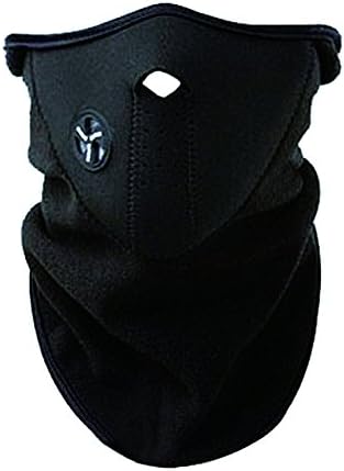 Neck Neckwarmer Fleece Balaclava for Ski Snowboard Moto Windproof Breathable Cycling Bike Black Balaclava Warm Thermal Hood