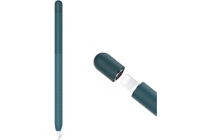 ‎DELIDIGI Delidigi Pencil Hülle Kompatibel mit Apple Pencil 1. Generation Hülle, Farbverlauf Silikon Anti-Rutsch Case Schutzhülle Zubehör (Mitternachtsgrün)