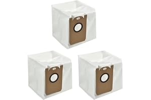 YUETTYY 6 Stück Staubsaugerbeutel Ersatz für Ultenic T10 Roboter-Staubsaugerteile, auslaufsicher, große Kapazität, Staubbeutel (3)