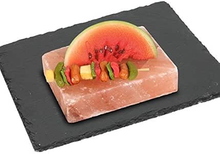 BBQ Himalaya Salzstein zum Grillen, Braten & Kühlen Salzblock Salz