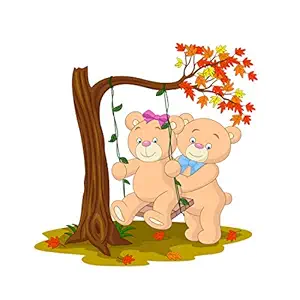 Rangoli Vinyl Wall Sticker 1.96x20.86x1.96 inches, Multicolour (Model Number: Modern Art571)