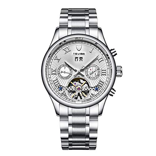Preisvergleich Produktbild HerrenuhrHerrenuhr Mechanisch,Tevise T806A Luxuxmann Mechanische Uhr-Wasserdicht Leuchtende Stahlband-Uhr