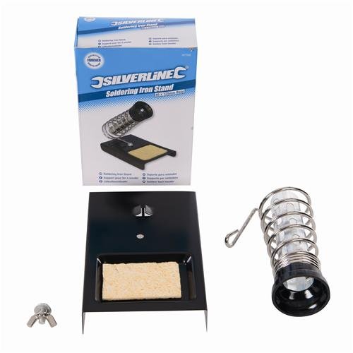 Silverline 427552 Lötkolbenständer 85 x 125-mm-Sockel - 3