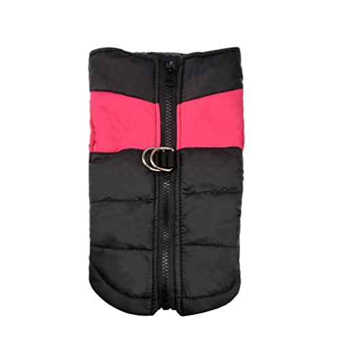 Zeagoo Waterproof Coat Jacket Winter Quilted Padded Puffer for Puppy Small Pet Dog