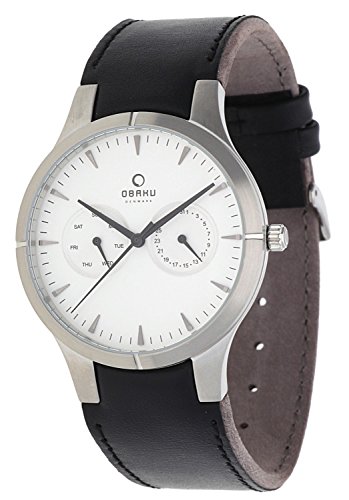 Obaku Herren Armbanduhr Schwarz V100GCIRB3 Obaku Herren Armbanduhr Schwarz V100GCIRB3