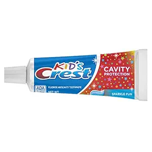 Crest Kids Crest, Fluoride Anticavity Toothpaste, Sparkle Fun Flavor, 4.6-Ounce Tube
