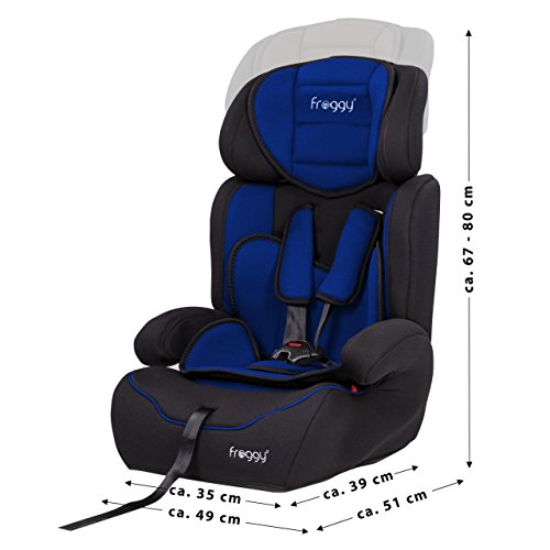 Froggy® BCS01 Autokindersitz Gruppe I/II/III 9-36 kg 1-12 Jahre - 7