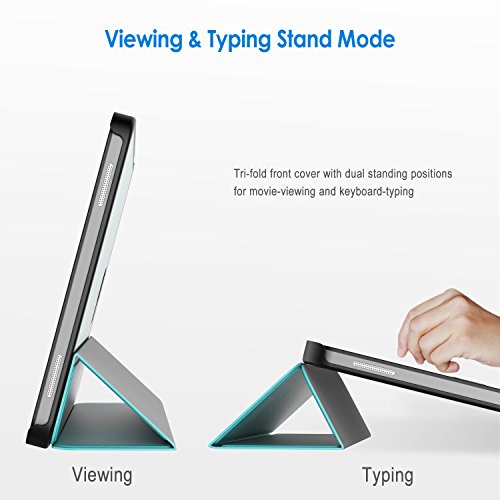 Galaxy Tab A 10.1 Hülle, JETech Slim-Fit Smart Hülle Schutzhülle Tasche für Samsung Galaxy Tab A 10.1″ (SM-T580 / T585) Tablet mit Einschlaf / Aufwach Funktion (Blau) - 3