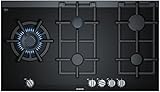 Característica Siemens ER9A6SD70 hobs Negro Integrado Encimera de gas - Placa (Negro, Integrado, Encimera de gas, Vidrio y cerámica, 1100 W, Rectangular)