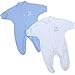 BabyPrem Premature Sleepsuits 2 Pk Babygrow Little Miracle Early Baby Clothes 5.5-7.5lb PREM 3 BLUE
