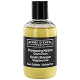 Shampooing Sans Sulfate Kératine 100ml Prolonge lissage Brésilien Japonais Cheveux Lissés Shampooing Après Lissage Restructure Protege les Cheveux Lissés. Shampoing Sans Sulfate Kératine.
