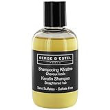 Shampooing Sans Sulfate Kératine 100ml Prolonge lissage Brésilien Japonais Cheveux Lissés Shampooing Après Lissage Restructure Protege les Cheveux Lissés. Shampoing Sans Sulfate Kératine.