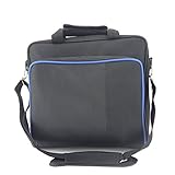 Playstation - Funda de Transporte para PS4, PS4 Slim y PS4 Pro #81050 (Nailon, Resistente, portátil, con diseño de tafetán y Bandolera)