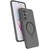 Coverzone Samsung Galaxy A37 ile uyumlu Kılıf MagSafe ile uyumlu Z-Samara Kapak Wireless Şarj &Ouml;zellikli Stand Olabilen Galaxy