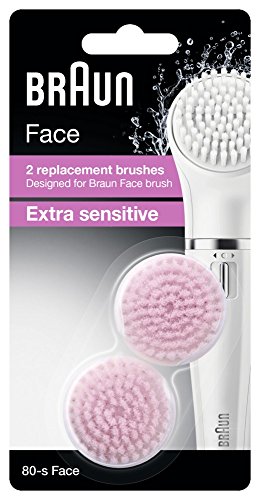 Braun SE80 Silk Epil Face Extra Sensitive Refills - Pack of 2