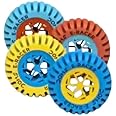 DOMS Mini E-Racer Wheel Shape Erasers Pack of 40 Value Pack| Attractive Colors| Better Grip, Clean & Neat Erasing| Best Birthday Gift for Children