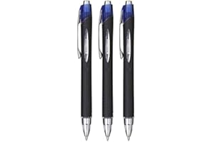 FABER-CASTELL Uni-ball Jetstream SXN210 SXN-210 pióro kulkowe, mechanizm drukowy, 3 sztuki, kolor niebieski