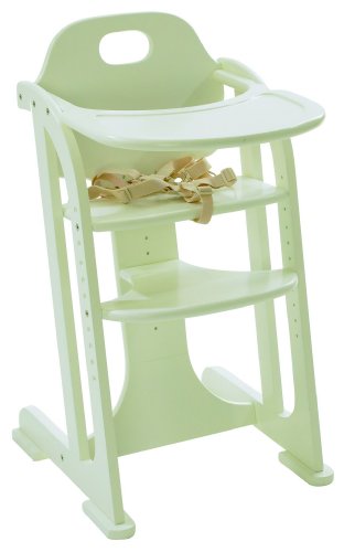 East Coast Multi-Height Highchair (White Gloss)