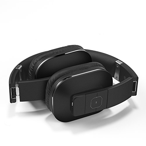 August EP650 Bluetooth v4.2 NFC KopfhÃ¶rer mit aptX Low Latency - Kabellose Over-Ear Headphones mit individuellem Sound (schwarz)